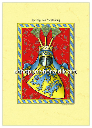 Schleswig Wappen A4